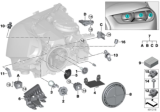 Diagram for BMW X2 Light Control Module - 63117428789