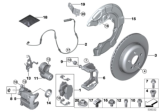 Diagram for BMW X3 Brake Disc - 34216882245