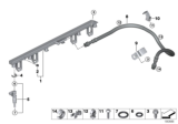 Diagram for BMW 330xi Fuel Rail - 13537542541
