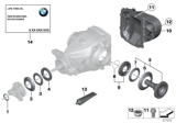 Diagram for BMW Differential Cover - 33117518404