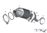 Diagram for BMW M2 Catalytic Converter - 18328602882
