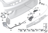 Diagram for BMW X6 Trunk Latch - 51247397630
