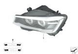 Diagram for BMW X3 Headlight - 63117334074