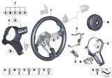 Diagram for BMW M6 Steering Wheel - 32307846035