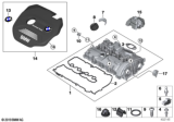 Diagram for BMW X1 Valve Cover Gasket - 11128618519