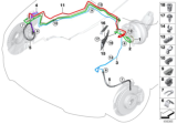 Diagram for BMW X6 Brake Line - 34306853743
