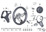 Diagram for BMW X6 Steering Wheel - 32307847454