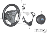 Diagram for BMW 335d Steering Wheel - 32307839114