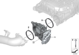 Diagram for BMW 740i Throttle Body - 13548601651