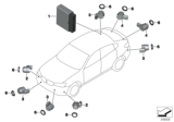 Diagram for BMW Parking Assist Distance Sensor - 66207850461