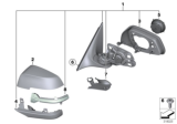 Diagram for BMW 550i Side View Mirrors - 51167350682