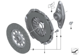 Diagram for BMW Pressure Plate - 21207625147