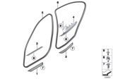 Diagram for BMW Door Seal - 51727303968