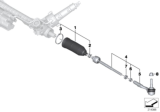 Diagram for BMW X3 Tie Rod End - 32106792674