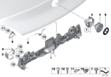 Diagram for BMW Tailgate Lock Actuator Motor - 51247354924