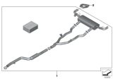Diagram for BMW Exhaust Resonator - 18302458780