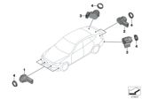 Diagram for BMW Parking Assist Distance Sensor - 66209288224