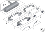 Diagram for BMW Exhaust Resonator - 18302431035