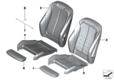 Diagram for BMW 330i Seat Cushion Pad - 52107344901