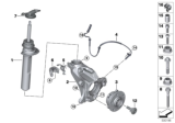 Diagram for BMW Steering Knuckle - 31216876646