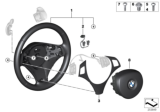 Diagram for BMW 335i Steering Wheel - 32306795572