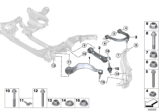 Diagram for BMW 750i Control Arm - 31126870023