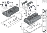 Diagram for BMW X5 Valve Cover Gasket - 11127614700