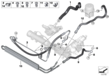 Diagram for BMW 335i Power Steering Hose - 32416850100