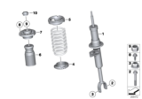Diagram for 2014 BMW 535i xDrive Shock Absorber - 31316789362