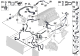 Diagram for BMW 740i Cooling Hose - 11537580969