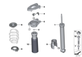 Diagram for BMW X1 Shock Absorber - 37106881602