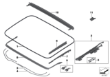 Diagram for BMW Sunroof Cable - 54107474482
