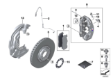 Diagram for BMW M8 Brake Caliper Repair Kit - 34117845750