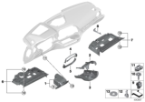 Diagram for BMW Steering Column Cover - 51456842239