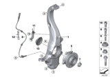 Diagram for BMW X6 Wheel Bearing - 31226851590