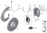 Diagram for BMW X7 Brake Pad Sensor - 34356870353