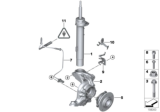 Diagram for BMW X1 Shock Absorber - 31316851333