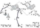 Diagram for BMW 750Li Cooling Hose - 11537615492