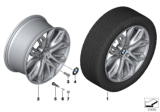 Diagram for BMW X5 M Alloy Wheels - 36116796151