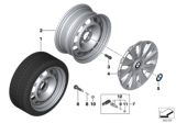 Diagram for BMW 320i Wheel Cover - 36136791806