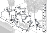 Diagram for BMW 530i Cooling Hose - 11537544638