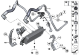 Diagram for BMW 740i Oil Cooler Hose - 17227584007