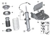 Diagram for 2015 BMW X4 Shock Absorber - 37126799911