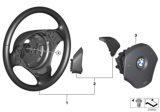 Diagram for BMW 335i Steering Wheel - 32306795568