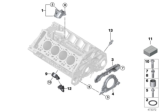 Diagram for BMW 550i Knock Sensor - 13627577034