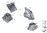 Diagram for BMW 330i Engine Mount - 22116859414