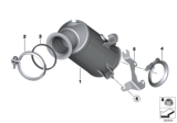Diagram for BMW Catalytic Converter - 18328603875