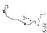 Diagram for BMW X4 Sway Bar Link - 31306878652