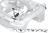 Diagram for BMW Hood Cable - 51237411315