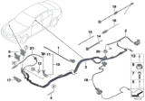 Diagram for BMW Alpina B7 Battery Cable - 61219302358